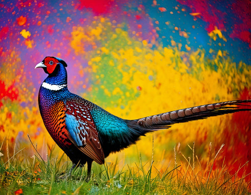 Norman the Pheasant Art Canvas